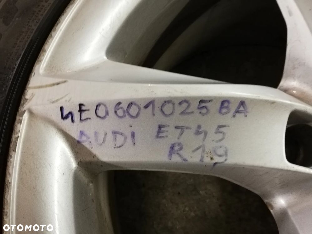 FELGI ALUMINIOWE AUDI A8 S8 D3 4E0601025BA 19' 5X112 8,5J ET45 KOMPLET - 6