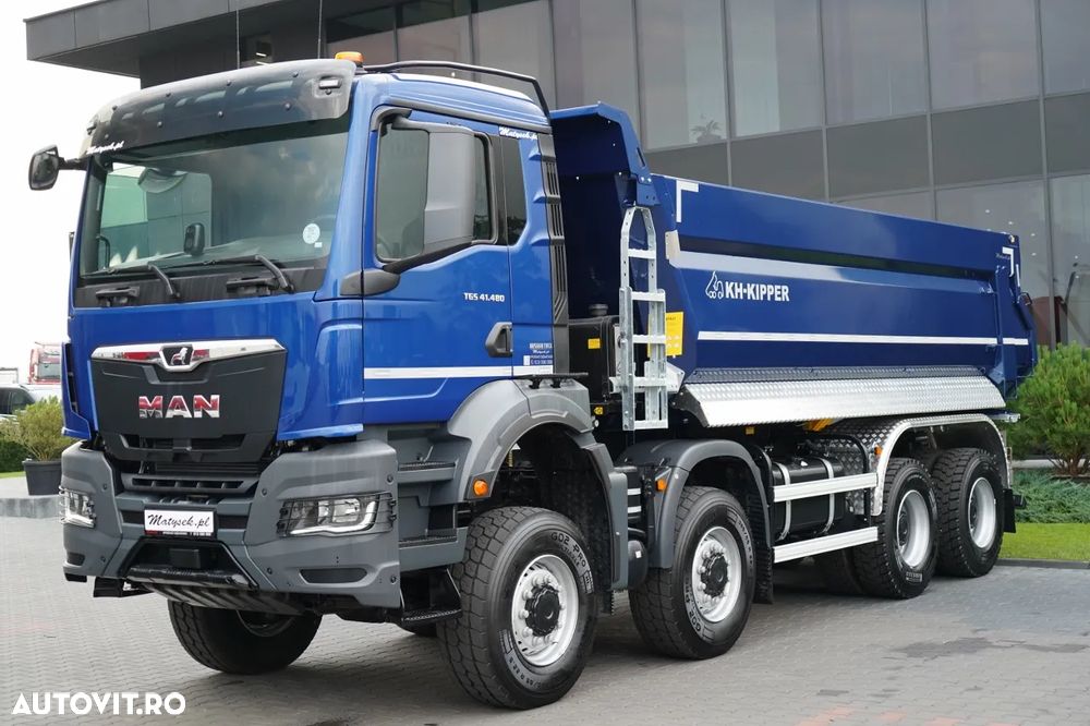 MAN TGS 41.480 / 8X6 / BASCULATOR / AUTOMAT / NOU-NOUȚ / ECHIPAMENTE FOARTE BOGATE / - 9