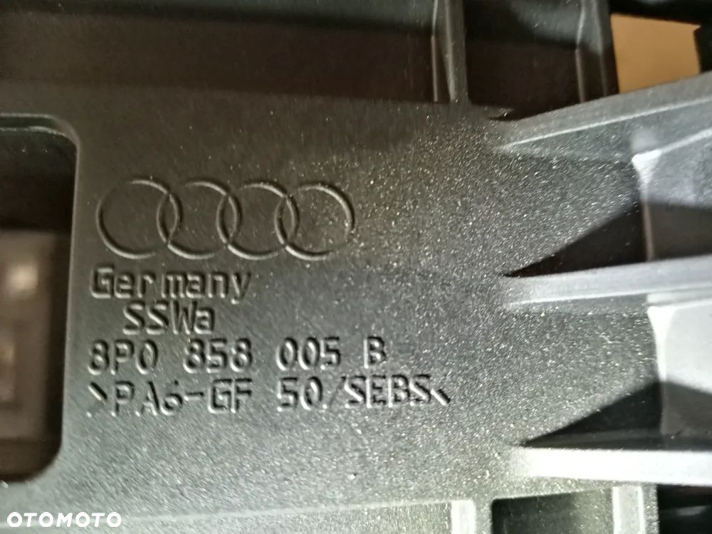 Ramka radia kieszeń Audi A3 8P 8P0858005B - 6
