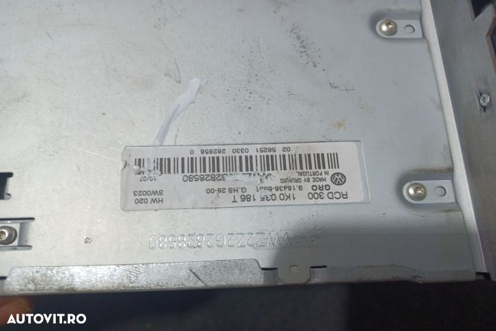 Radio cd 1K0035186T  COD:1291 Volkswagen VW Golf 5 [2003 - 2009] Hatc - 5