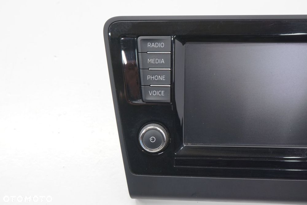 SKODA RAPID 16R EKRAN WYŚWIETLACZ RADIA 5JA919604A - 2