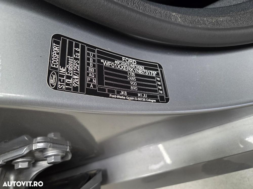 Ford EcoSport 1.0 EcoBoost ST-Line - 14