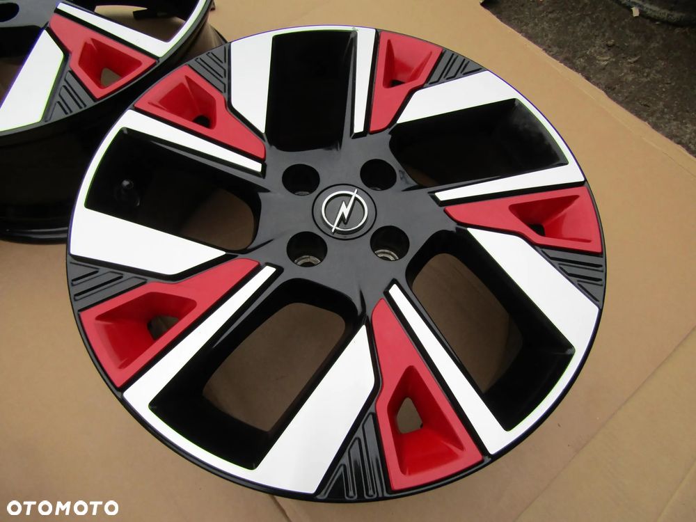 4x Felgi Aluminiowe 18 Opel Mokka II B Corsa F Peugeot 2008 II 2008 5008 Citroen DS3 DS4 C4 Cactus C3 II III 7 j 4x108 ET35 - 15