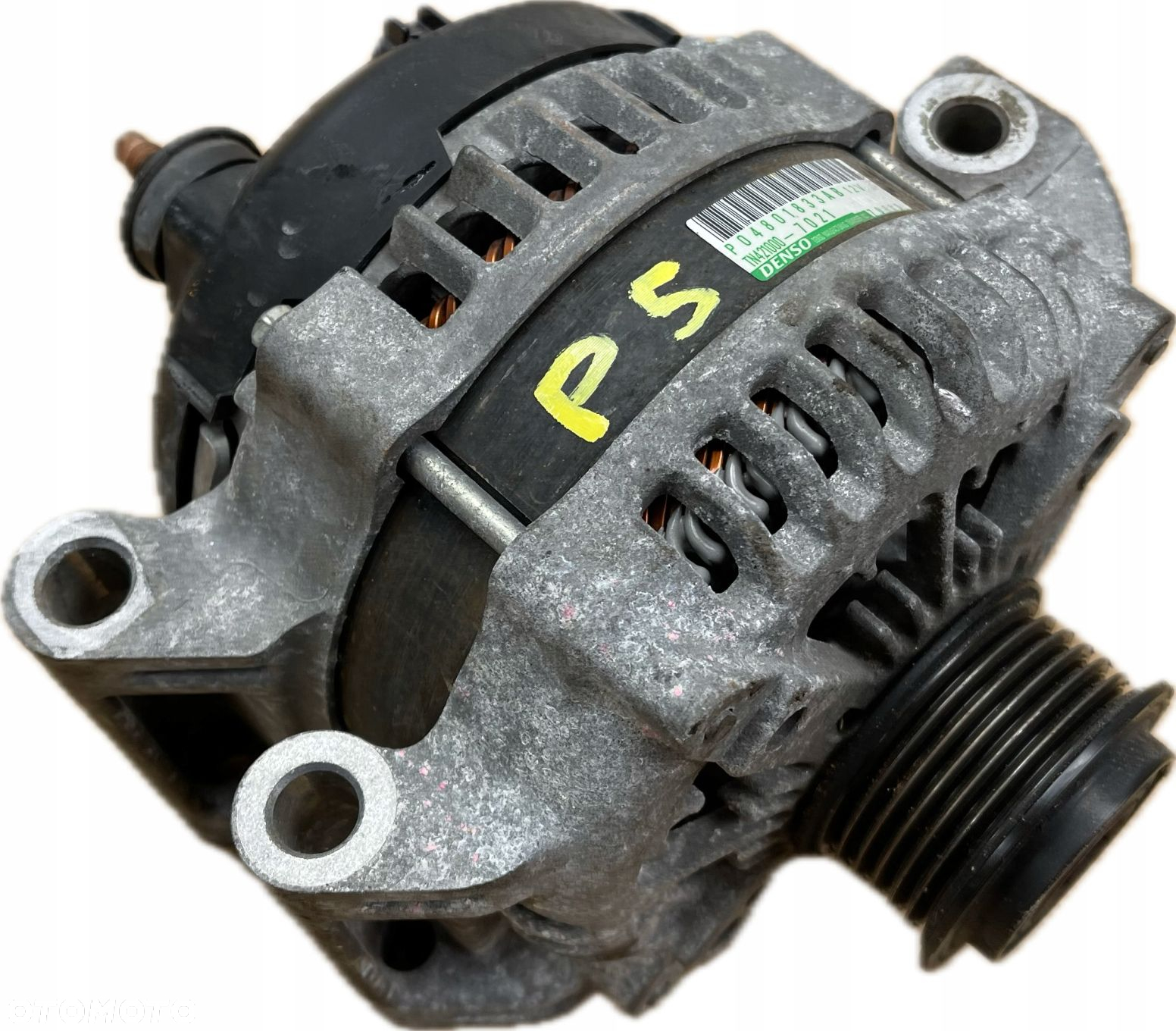 P5 DODGE CHARGER 2017 V8 5.7 ALTERNATOR 04801833AB - 2
