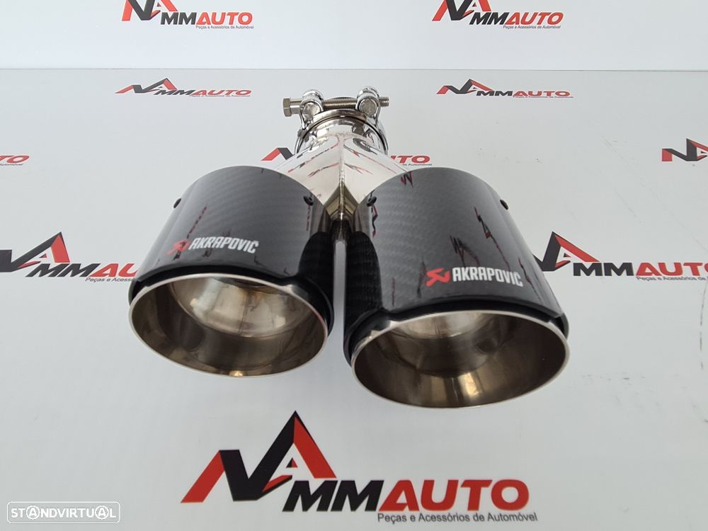 Ponteira Akrapovic Dupla C/ Recorte - 1