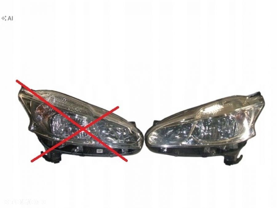 PEUGEOT 208 I LAMPA LEWA PRZÓD PRZEDNIA LAMPY EU