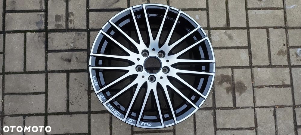FELGI ALUMINIOWE 5x112 7.5Jx18 CALI ET40 2064014900 MERCEDES A C E CLA CLK I INNE AUDI SEAT SKODA VW KOMPLET 4 SZTUKI - 2