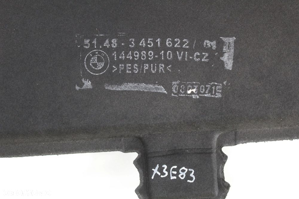 WYGŁUSZENIE MASKI PODBITKA BMW X3 E83 - 6