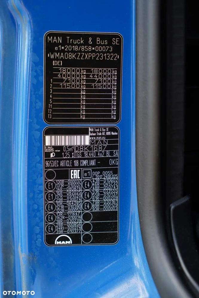 MAN TGS 18.440 / HUDRAULIKA / RETARDER /  ALUFELGI / NISKA KABINA / NAVI / EURO 6 - 36