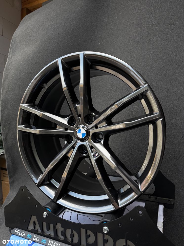 Oryginale alufelgi M pakiet 5x112 19 felgi 8j ET30 9j ET44 BMW seria 3 G20 G22 G30 G31 F44 G22 G23 G32 F39 G60 G01  G11 G12 G42 X2 U06 Z4 G29 xDrive jak Styling 664 grafitowe Japan Racing Carbonado - 2