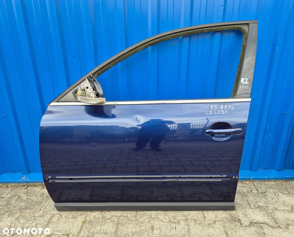 DRZWI PRZÓD LEWY LEWE VW PASSAT B5 FL NIEBIESKI - 2