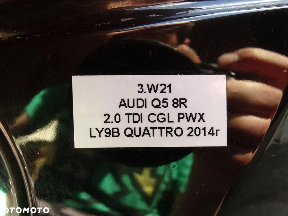 ZDERZAK PRZÓD PRZEDNI + ATRAPA + HALOGENY 4x PDC LY9B AUDI Q5 8R 12-16r - 16