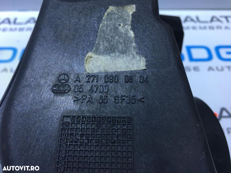 Tubulatura / Carcasa Filtru Aer Mercedes Benz Clasa C W203 C180 Kompressor 2001 - 2007 Cod Piesa : A2710900804 - 4