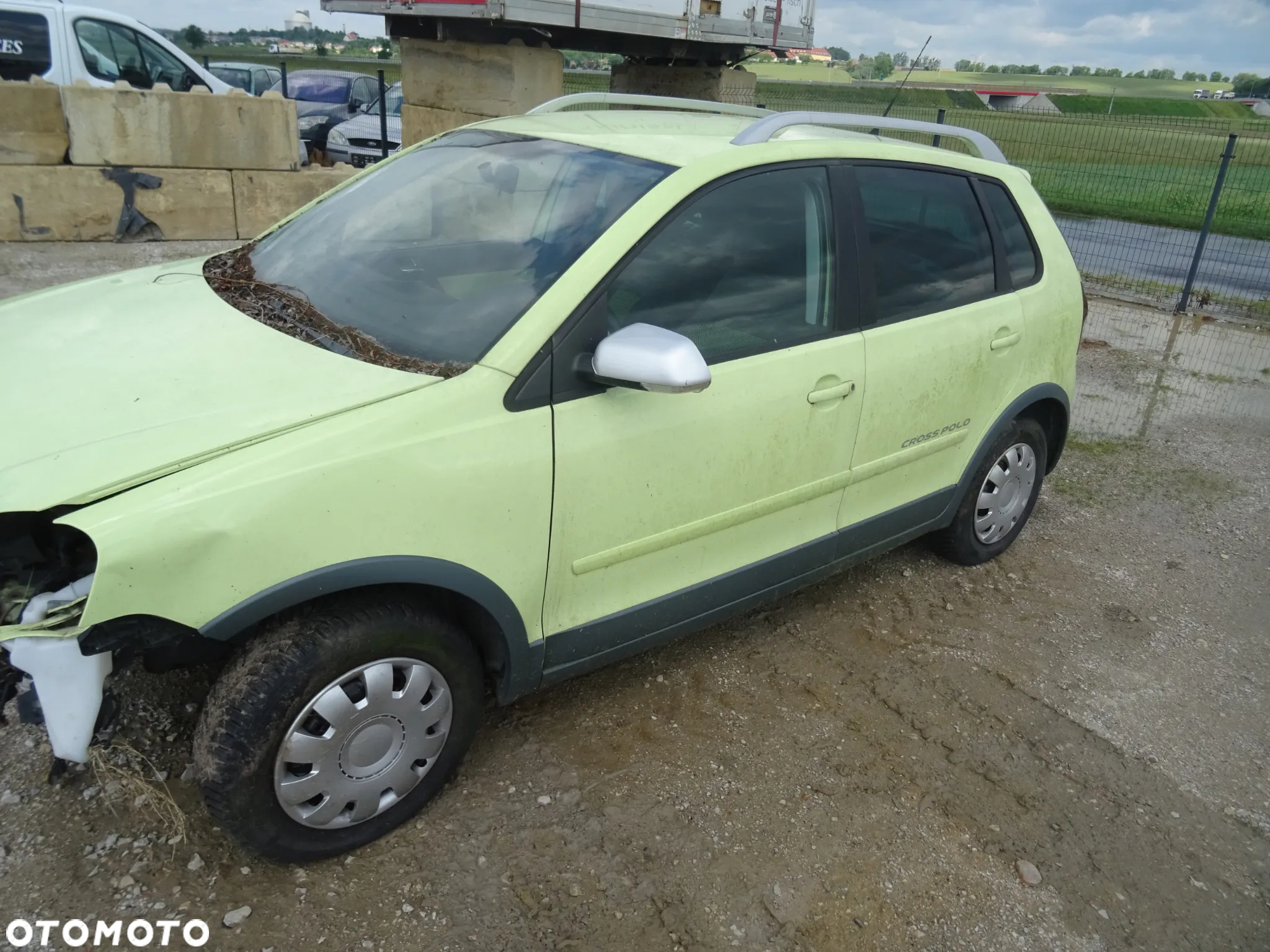 VW Cross Polo 2007 lakier(LL6J) na części drzwi zderzak błotnik klapa fotel - 2