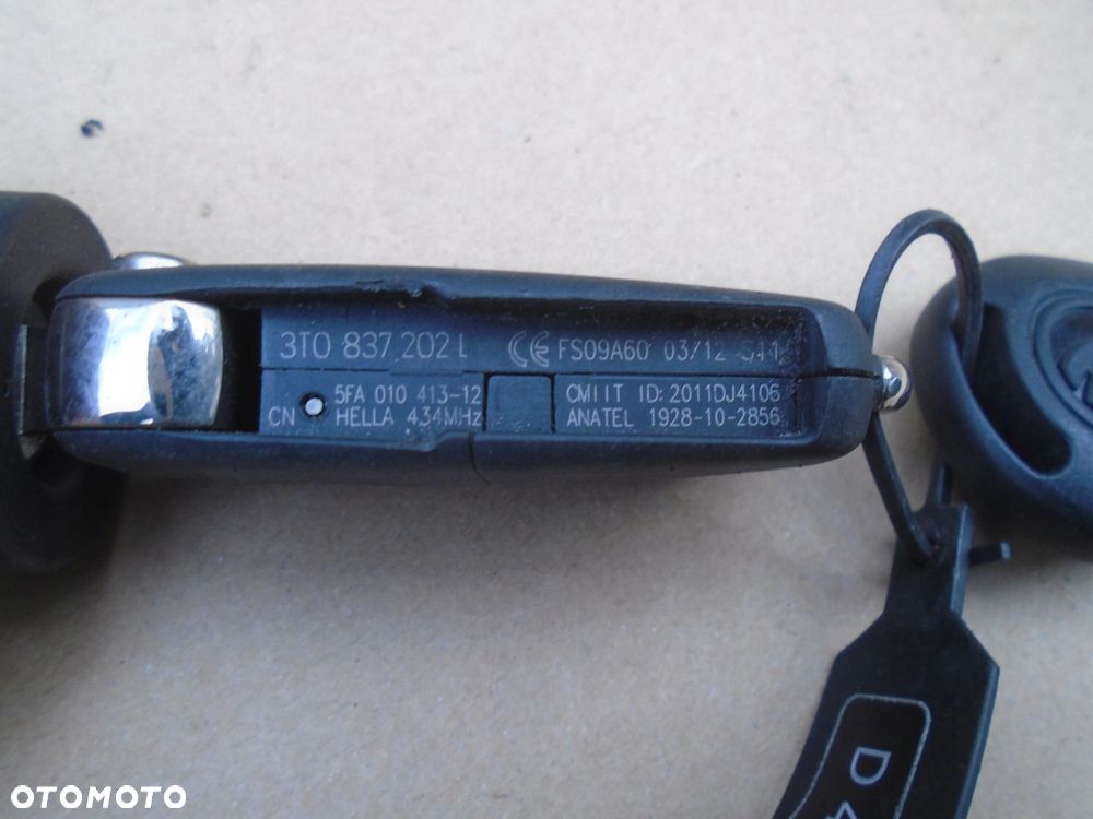 FABIA II ROOMSTER RAPID STACYJKA KLUCZYKI PILOT - 3