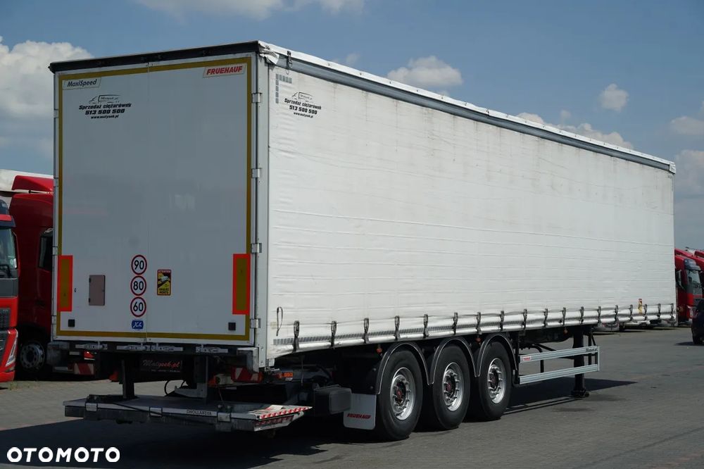 Fruehauf FIRANKA / STANDARD / WINDA DHOLLANDIA 2 000 kg / SAF /  MOCNA PODŁOGA SZYNA DESKA / PALNDEKA ZBROJONA - 1