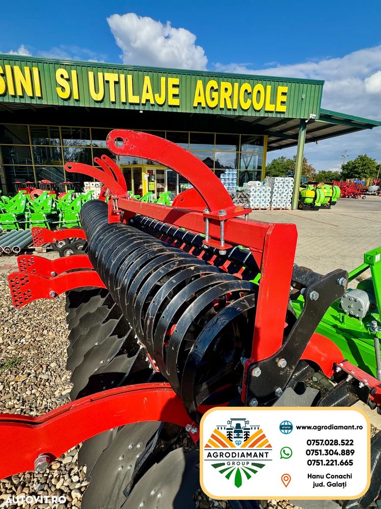 STRUMIK TIGER 4M - Disc Agricol cu talere independente - tavalug COARDA sau ELICOIDAL - 8