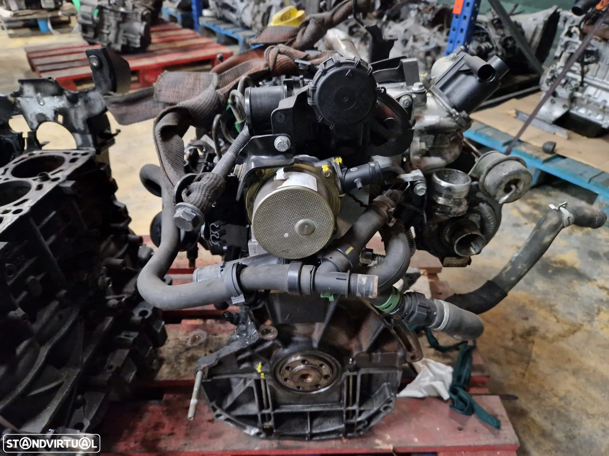 Motor usado para peças K9K766 1.5 DCI 85CV RENAULT CLIO III 3 DELPHI - 6