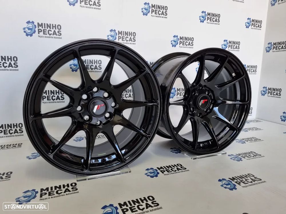 Jantes Japan Racing (JR11) em 15 Preto Brilho - 2