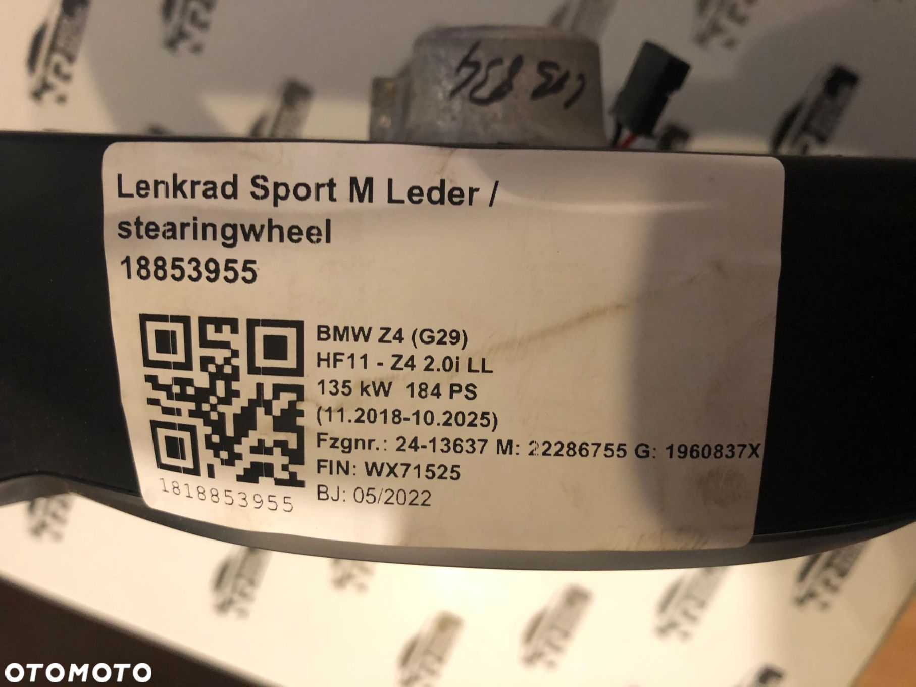 KIEROWNICA M-PAKIET ŁOPATKI GRZANA BMW G20 G21 G22 G23 F40 F44 G42 G26 G29 - 5