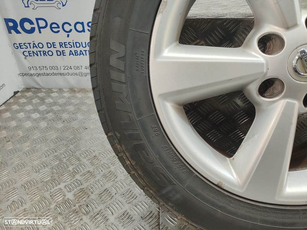 Conjunto de jantes 17 Nissan Qashqai J10 6,5J ET40 5x114,3 Original - 15