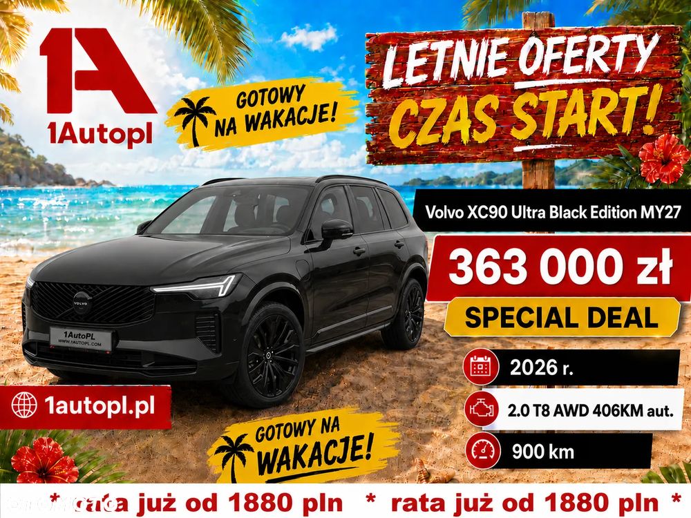 Volvo XC 90 T8 AWD Plug-In Hybrid Ultra Black Edition 7os - 1