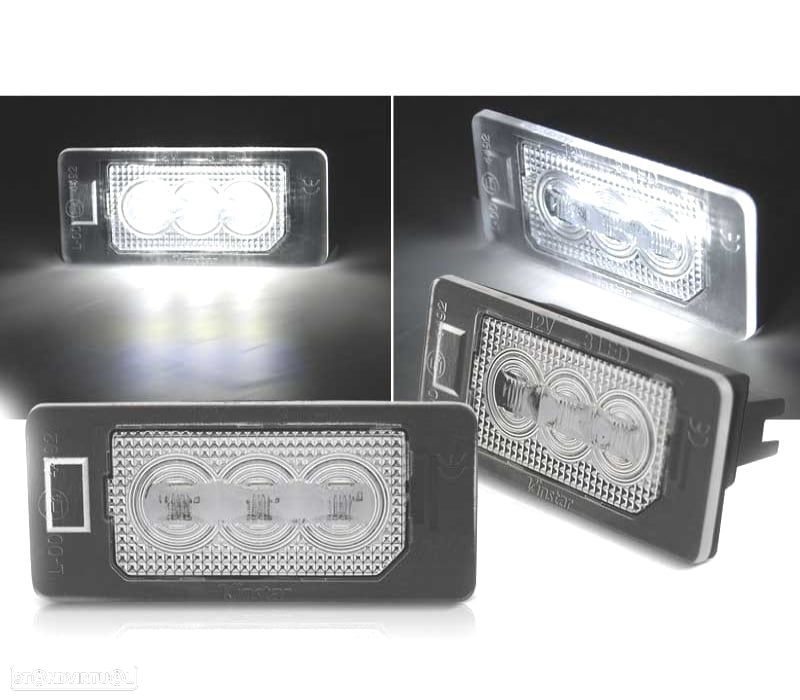 LUZES MATRÍCULA VOLKSWAGEN VW GOLF VI VARIANT JETTA VI PASSAT B6 B7 VARIANT SHARAN II CANBUS LED - 1