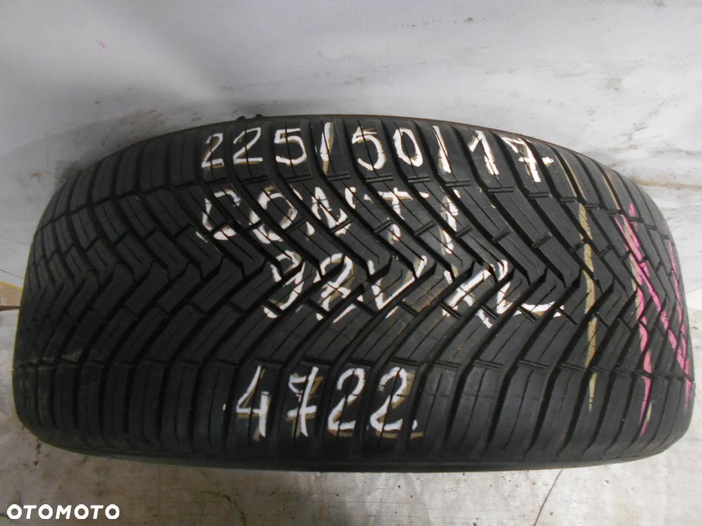 OPONA POJEDYNKA 225/50R17 CONTINENTAL ALLSEASON CONTACT XL DOT 4722 8MM - 1