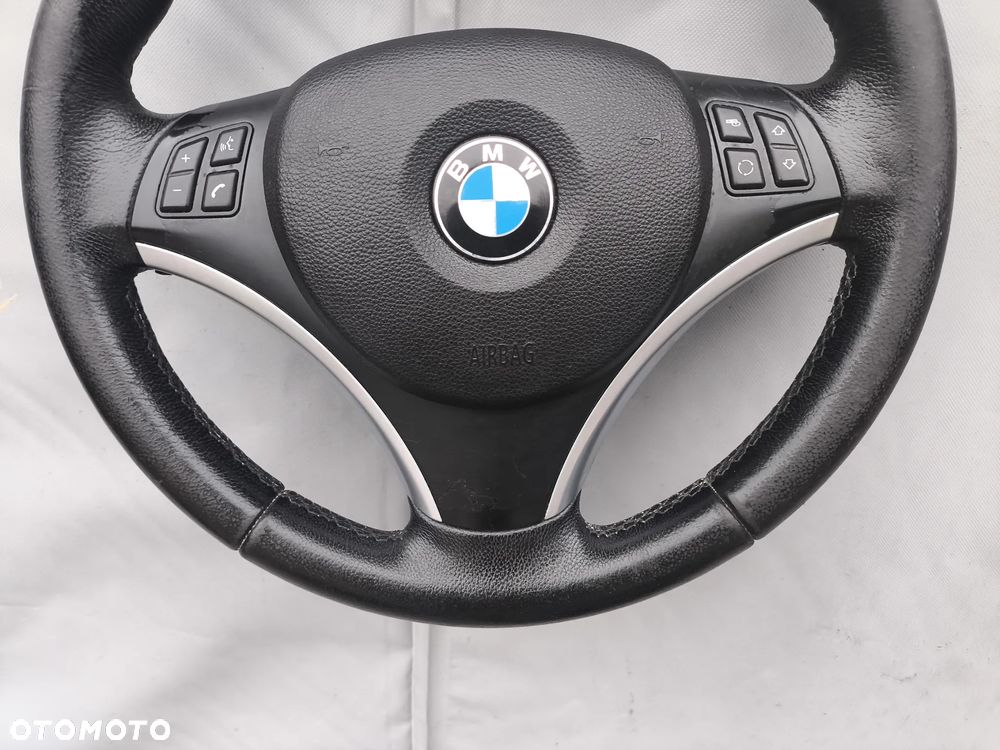 BMW E82 E87 E90 E91 E92 E93 KIEROWNICA SPORT MULTIFUNKCJA SKÓRA - 3