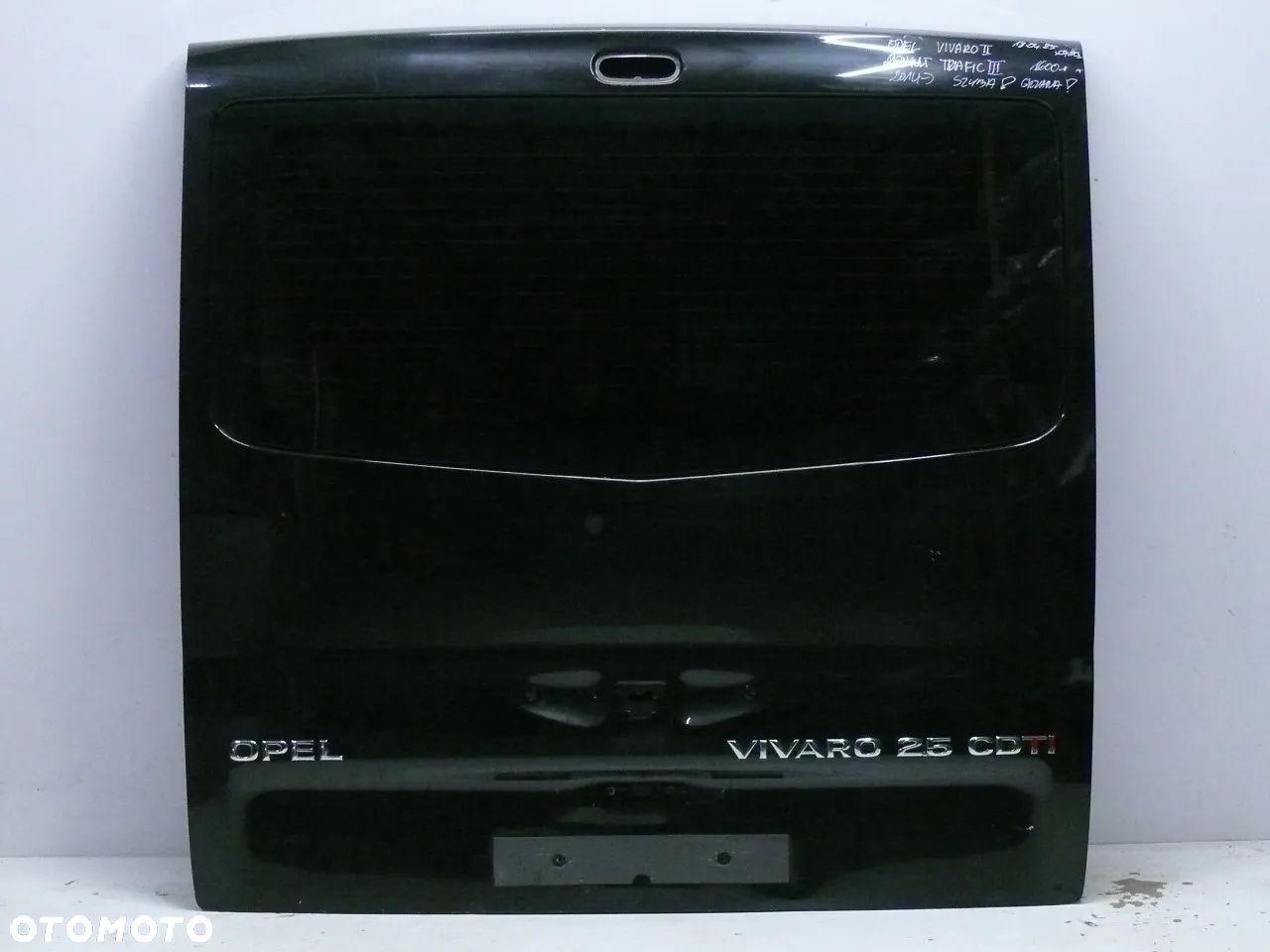 KLAPA TYLNA BAGAŻNIKA OPEL VIVARO II RENAULT TRAFIC III 2014 - 1