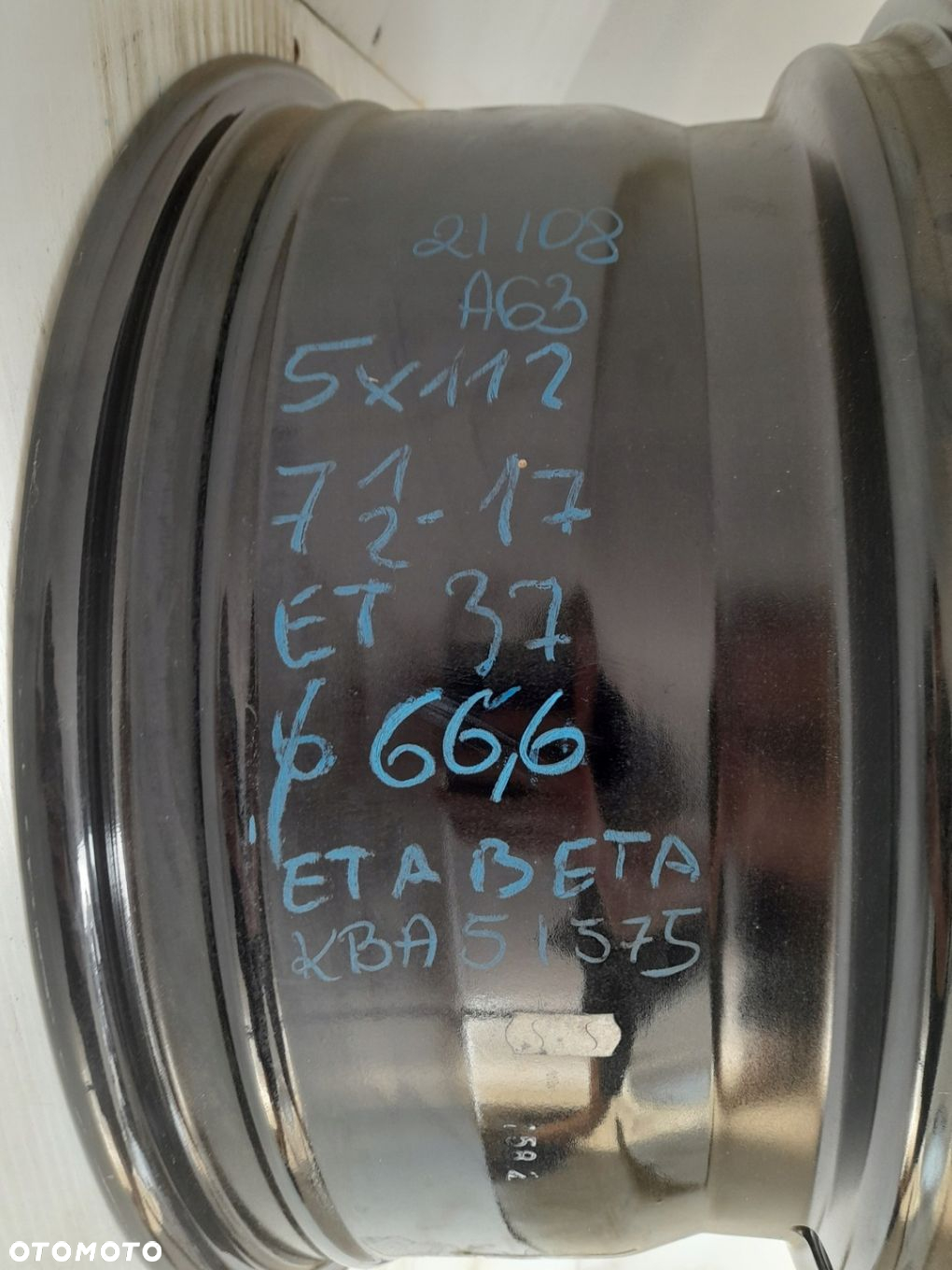 Felga aluminiowa EtaBeta KBA51575 7.5" x 17" 5x112 ET37 - 6