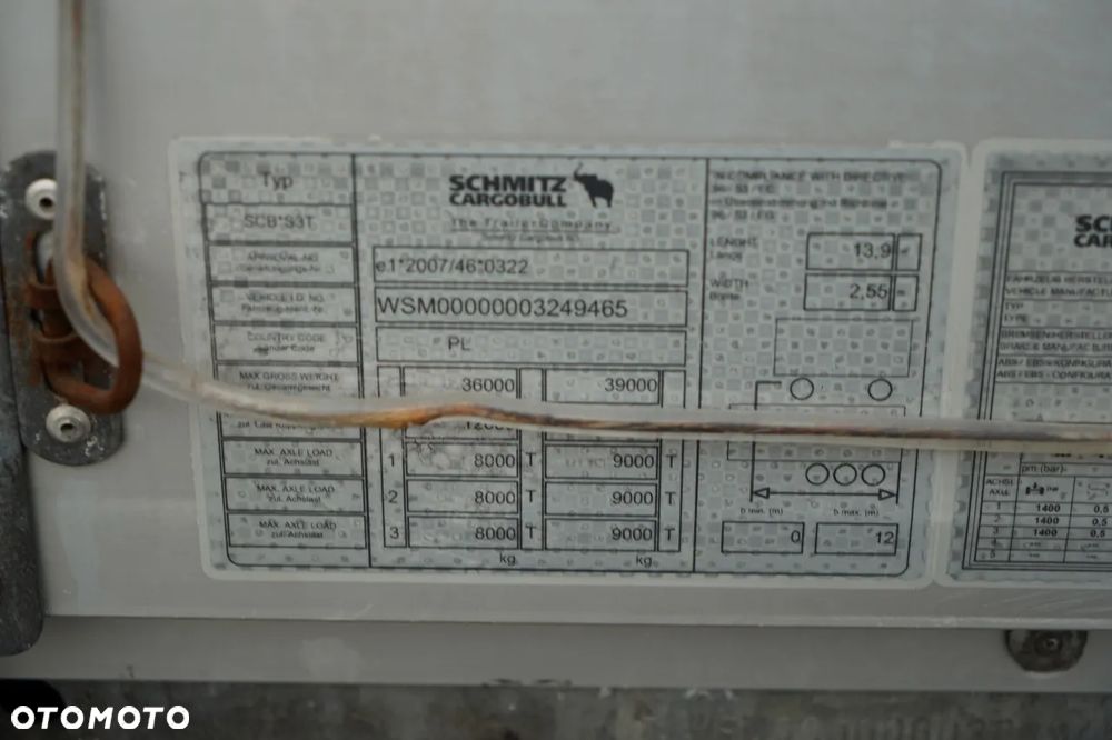 Schmitz Cargobull FIRANKA VARIOS / PODNOSZONY DACH / STANDARD - 26