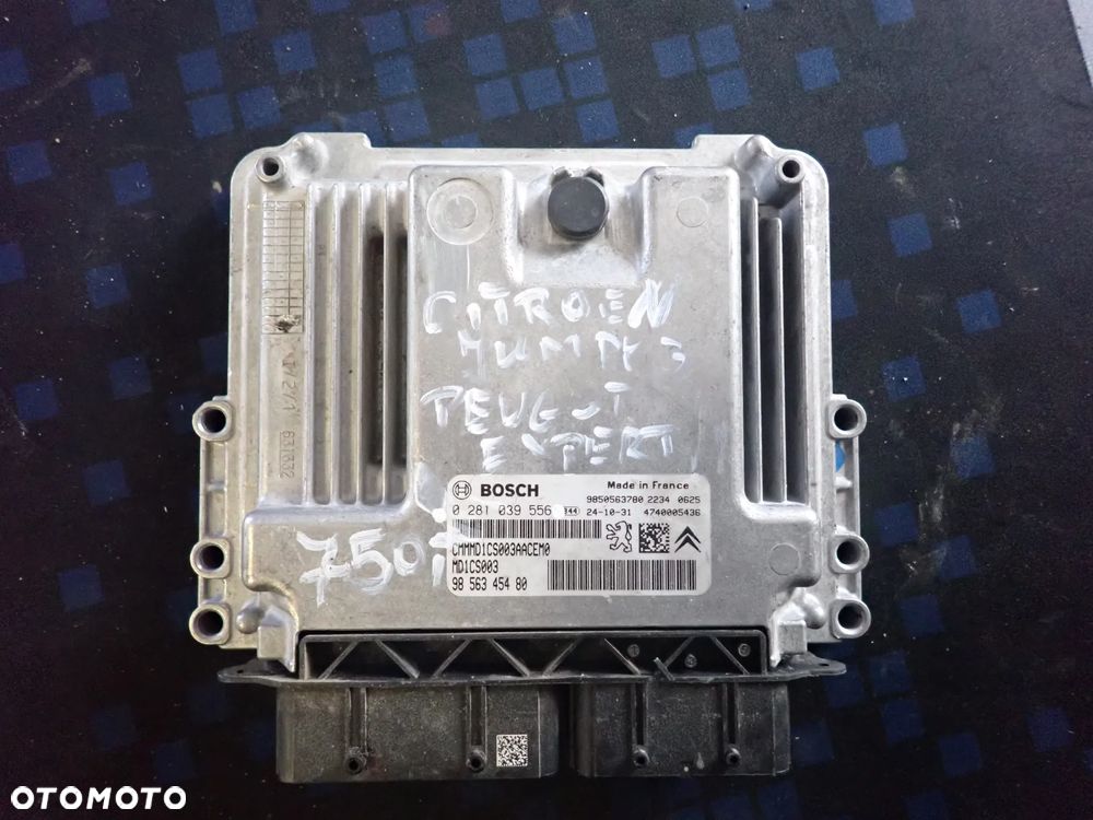 PEUGEOT EXPERT KOMPUTER SILNIKA NR 9856345480 0281039556 - 1