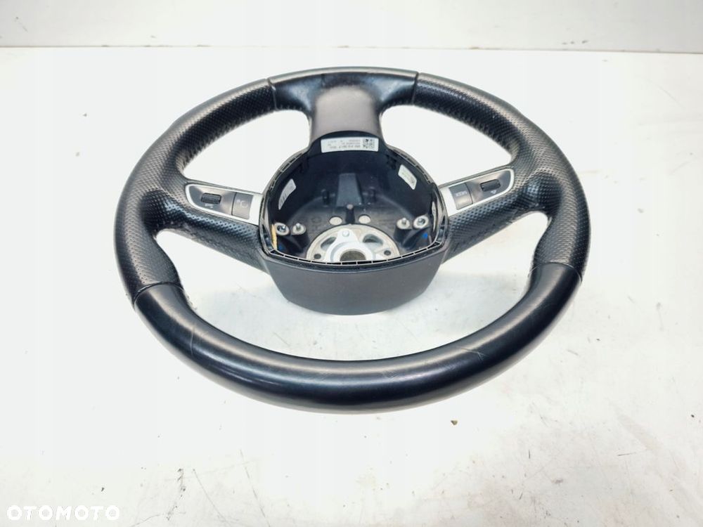 KIEROWNICA SKÓRA MULTIFUNKCJA AUDI A4 B8 A5 8T Q5 8R 8R0419091F WUL - 4