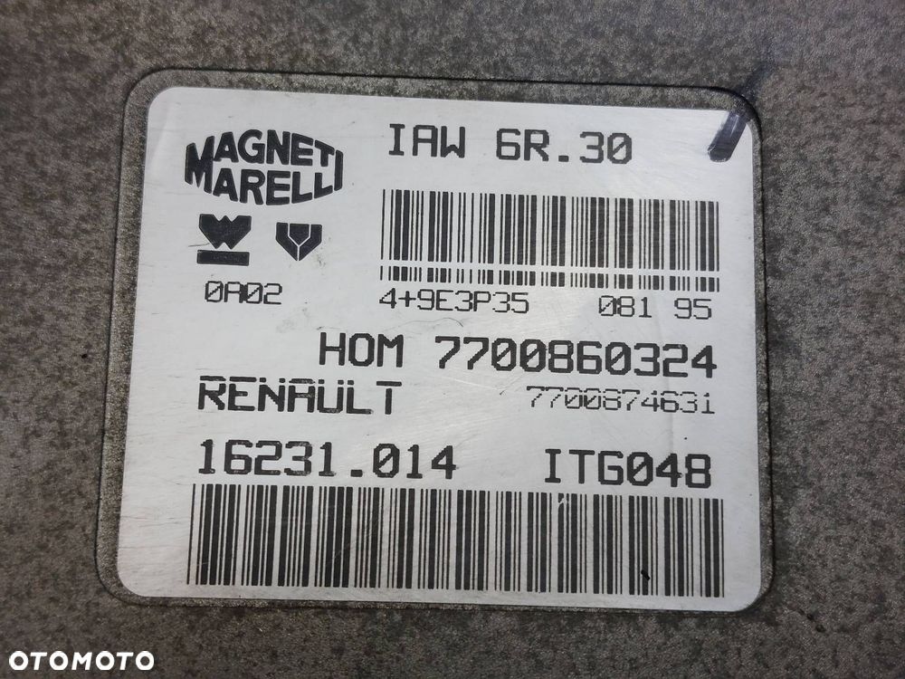 ZESTAW STARTOWY RENAULT TWINGO I 1.2 8V IAW6R30 7700860324 7700874631 - 2
