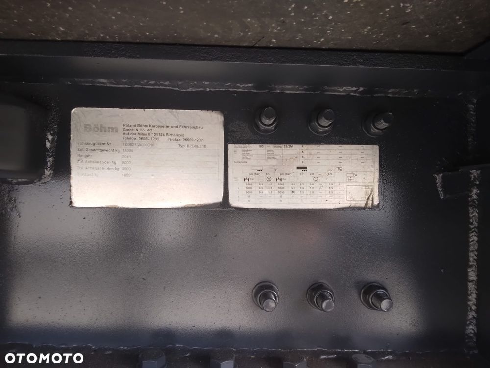 Kögel bohm 18t tandem górny zaczep - 25