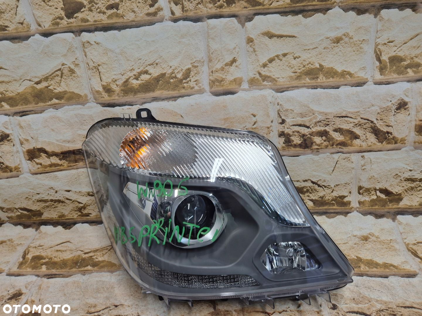 mercedes sprinter w906 lift xenon led lampa europa kompletna - 2