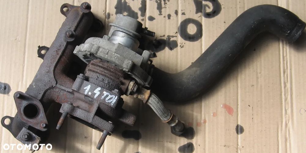 turbo sprężarka POLO FABIA 1.4 TDI volkswagen skoda turbina 3 cylindry traktor - 1