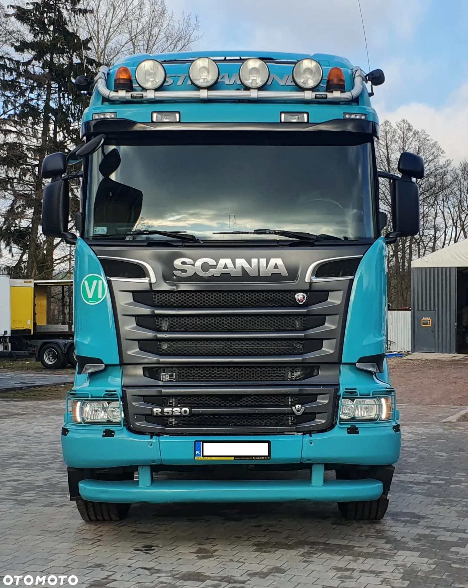 Scania R520 V8 DO DREWNA HIAB LOGLIFT - 4