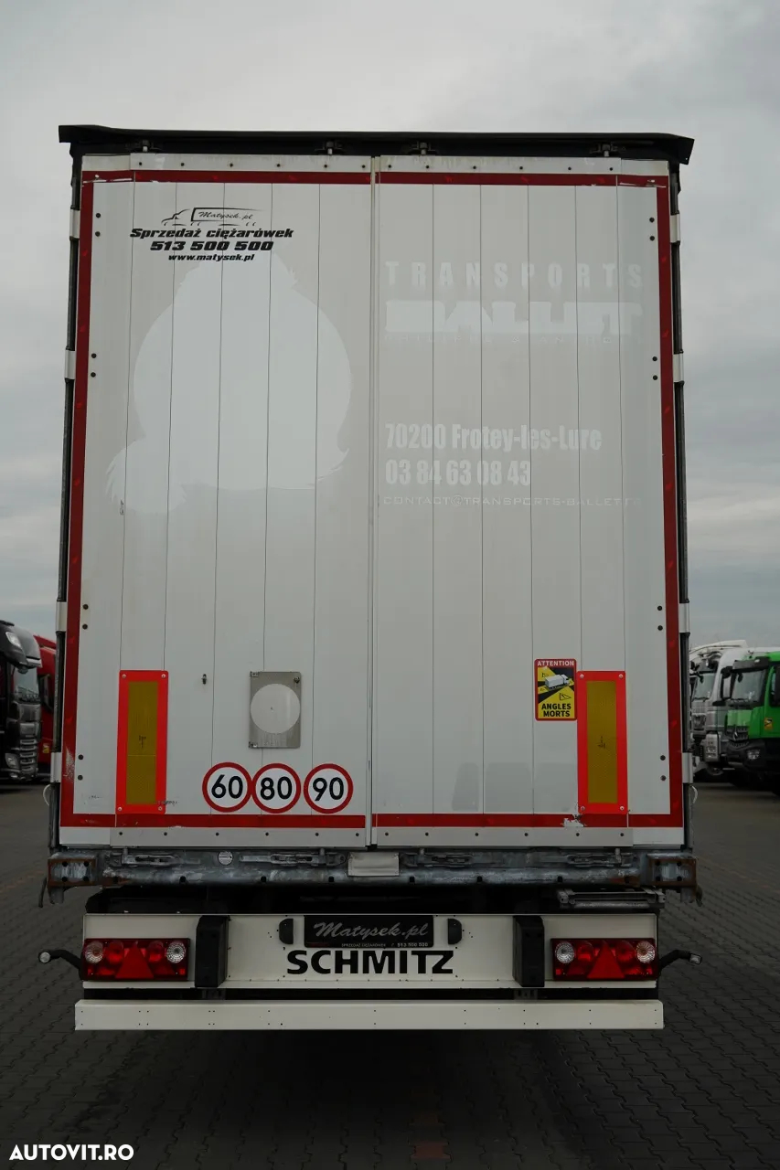 Schmitz Cargobull CORTINĂ / STANDARD / 2 AXE RIDICATIVE / - 12