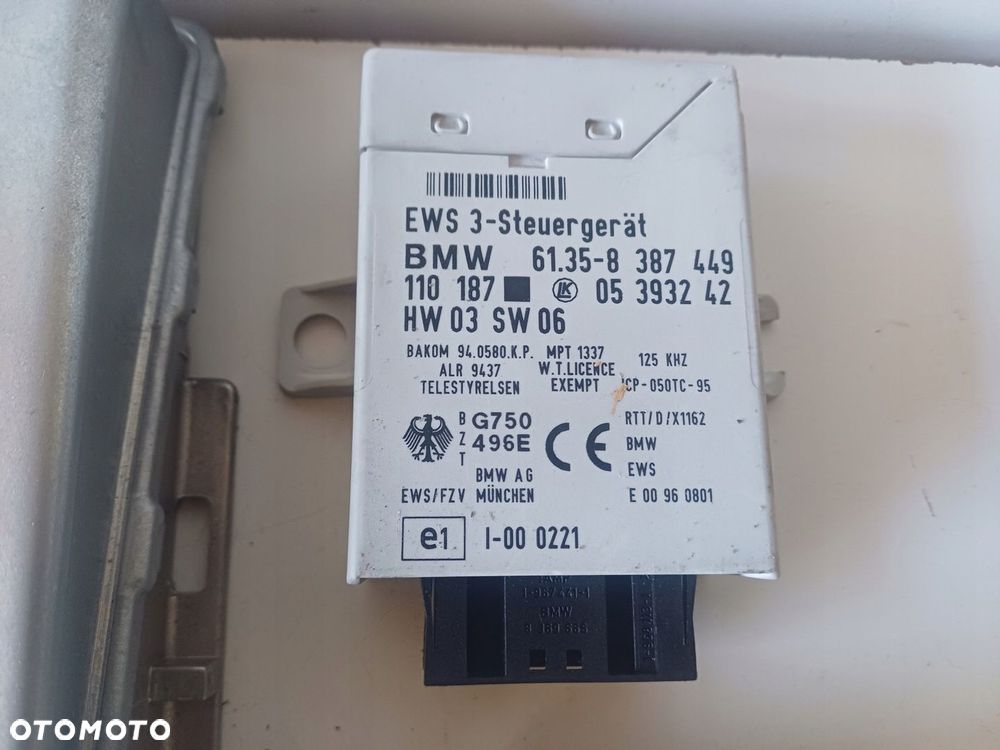ZESTAW DO ODPALENIA KOMPUTER STEROWNIK BMW 5 E39 2.5TDS - 5