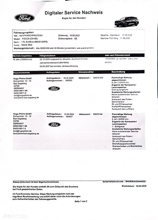 Ford Focus 1.5 TDCi DPF Start-Stopp-System Aut. Titanium - 38