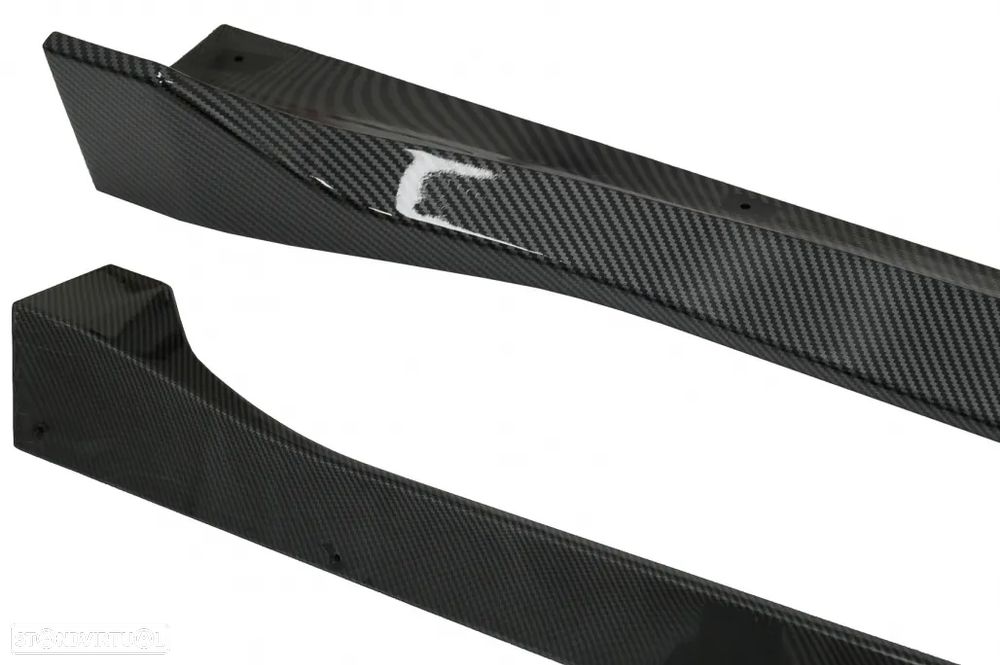 Conjunto Tesla Model 3 Spoiler, Aileron, Laminas e Difusor em Banho de Carbono - 6