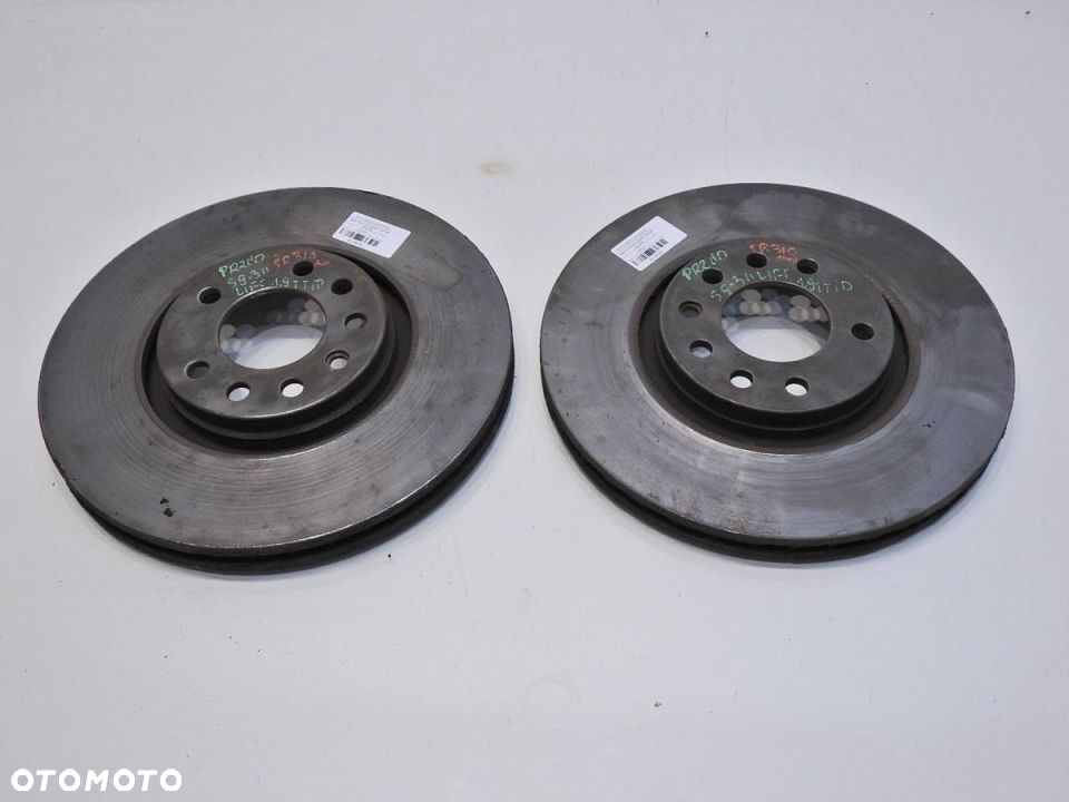 TARCZE HAMULCOWE PRZÓD SAAB 9-3 II 1.9 TTID - 2