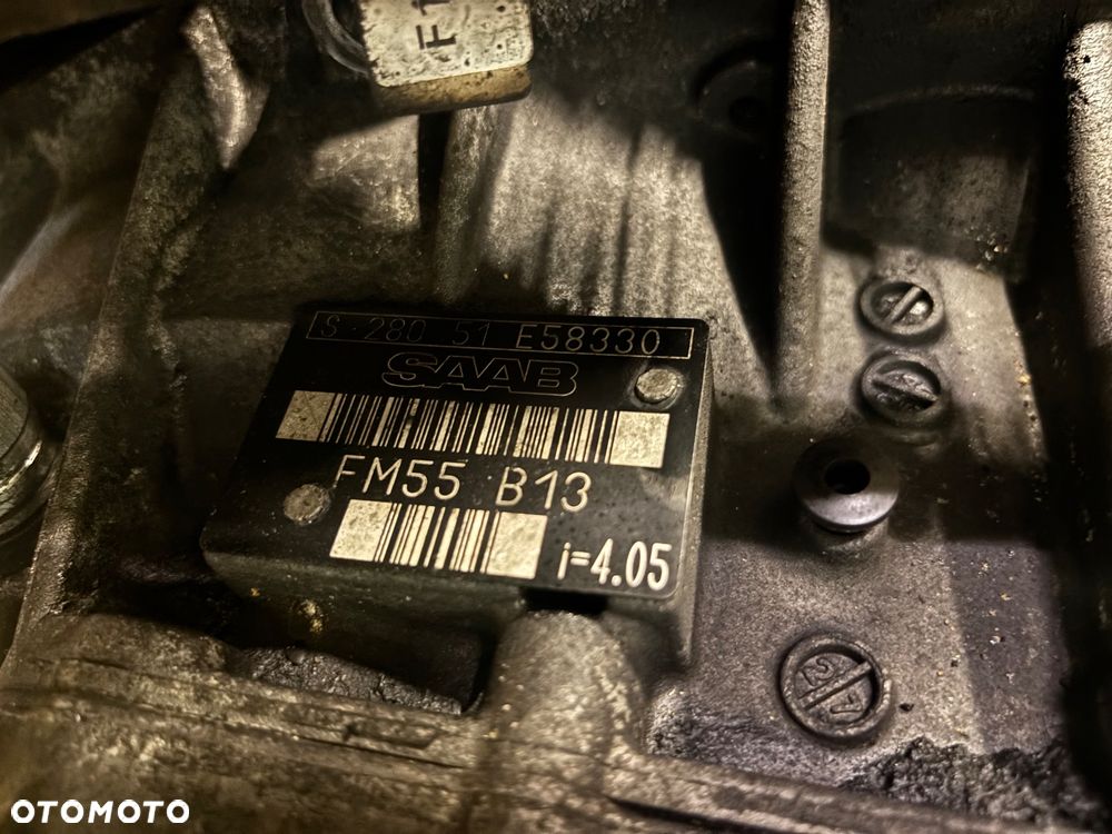 SKRZYNIA BIEGÓW MANUALNA 9-5 LIFT II 1.9 TID FM55B13 fm55 b13  SAAB 2005-2010 - 2
