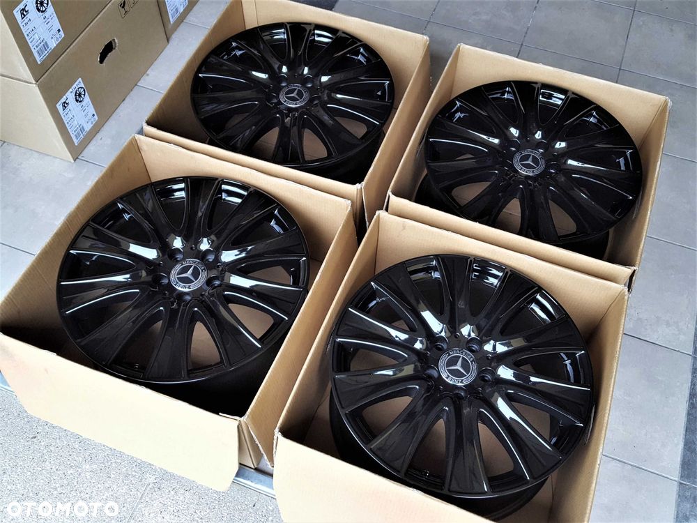 Alufelgi 18 5x112 Czarne Mercedes A B C E S V CLA CLK GLK ML Vito 877# - 6
