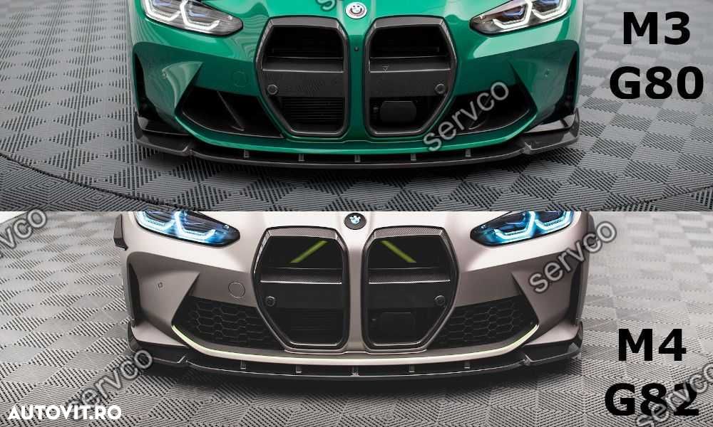 Prelungire bara fata Bmw Seria M4 G82 2021- v5 - Maxton Design Carbon - 4