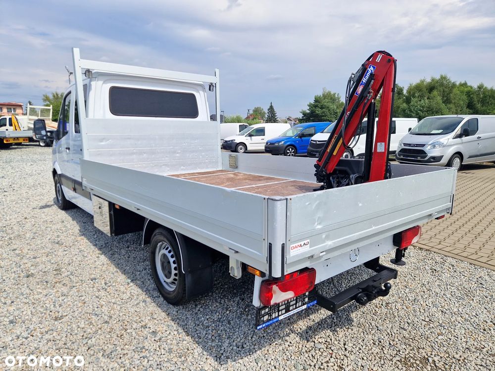 Mercedes-Benz SPRINTER 2,2 CDI 163 KONNA DOKA BRYGADÓWKA 7 OSOBOWA HDS HIAB HANDY 830KG KLIMATRONIK WEBASTO SKRZYNIA 3.5 M GWARANCJA - 4