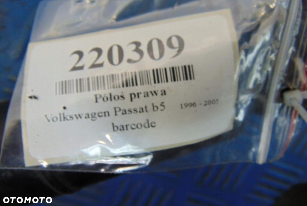 VOLKSWAGEN PASSAT B5 1.9D PÓŁOS PRAWA - 6