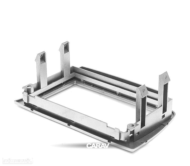 MOLDURA ADAPTADOR CINZA PARA RADIO 2-DIN ALFA ROMEO MITO - 3